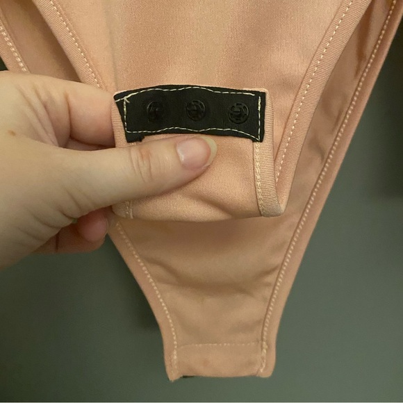 Sheer Pink Bodysuit NWOT - Picture 4 of 5